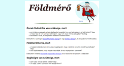 Desktop Screenshot of foldmero.geod.hu